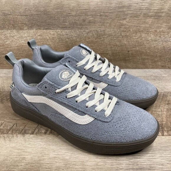 VANS Zahba VR3 Cush Moon Mat Shoes Gray Suede Mesh Mens 7 Womens 8.5 NEW